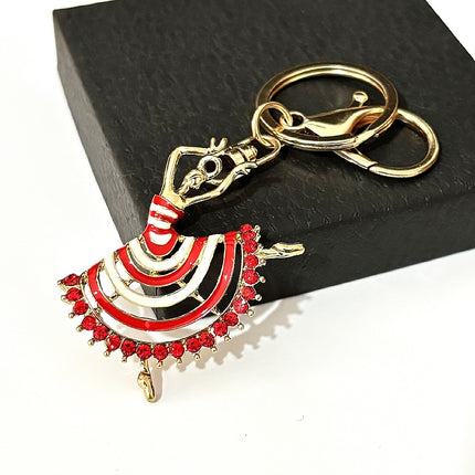 [Clearance specials] Cross-border European and American alloy diamond-encrusted cute animal keychain car pendant bag pendant