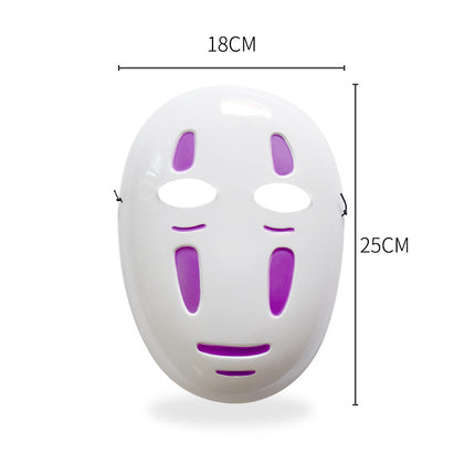 Spirited Away Cartoon Mask Japanese Anime Mask Halloween Ghost Festival Mask Performance Party Ball Mask