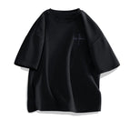 [combed cotton short sleeve] black free pen tip / 3XL