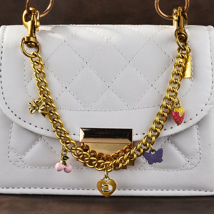 Factory Direct Sales Summer Versatile Bag Pendant for Women Cross-Border Popular New Fashion Chain Crossbody Internet Celebrity Square Bag Chain