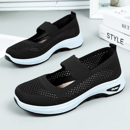 Shoes for Women, New Summer Breathable Casual Shoes, Hollow Soft-Soled Clogs, Outer Wear, Old Beijing Cloth Shoes for Women