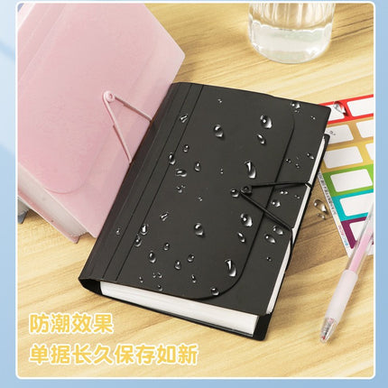 Double-Layer A4 Accordion File Folder, Large Capacity Multi-Layer Document Organizer, Student Insert Pages, Test Paper Holder, Receipt Storage