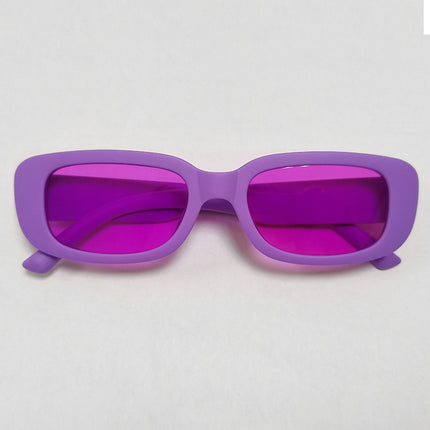 New Retro Sunglasses with Pc Lenses, European and American Trendy Square Frame Sunglasses, Fashionable and Unique Square Glasses, Cross-Border Wholesale