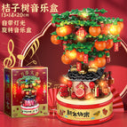 9023/light version kumquat tree music box/color box