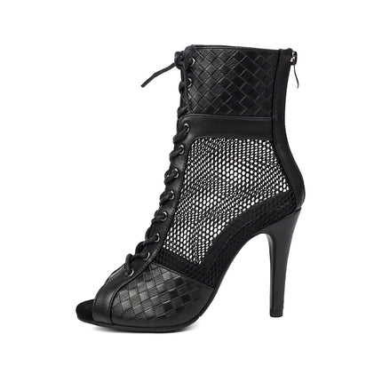 Yaochi 2025 New Model Heels Jazz Latin Cha-Cha High Heels Women's Salsa Soft-Soled Dance Boots Ultra-High Heels