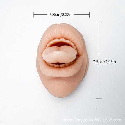 Silicone Ear Model Emulation Human Ear Stud Earrings Display Jewelry Display Bracket Puncture Perforation Tattoo Practice