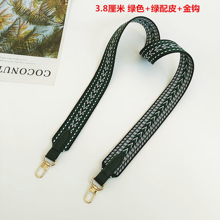 Canvas Bag Strap Accessories Crossbody Bag Strap Accessories Strap Crossbody Wide Extended Backpack Strap Pu Leather Woven Replacement Strap
