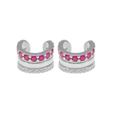 Amazon, Aliexpress, Temu, Shein, European and American Cross-Border Popular Luxury Zircon Earrings and Ear Clips Wholesale