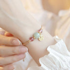 Imitation hetian jade fu brand bracelet