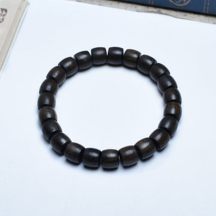 Shen Guibao Chen Xiang 8mm Double Ring Half Bracelet Barrel Bead Bracelet Five Sutra String Beads Niche Wen Play Jewelry Wholesale