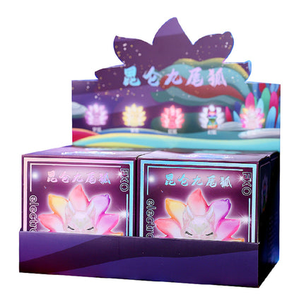 Dahuang nine-tailed fox (with lights) blind box creative tide play desktop small ornaments girlfriends girl heart birthday gift wholesale