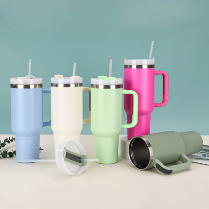 Cross-Border Second-Generation 40oz Large-Capacity Ice Cup 304 Stainless Steel Insulated Cup Portable Car Cup Car Cup