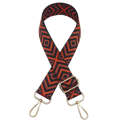 Wholesale Rhomboid Bag Strap Lightweight Luxury All-match Women's Bag Strap Adjustable Shoulder Crossbody Bag Shoulder Strap Mobile Phone Strap