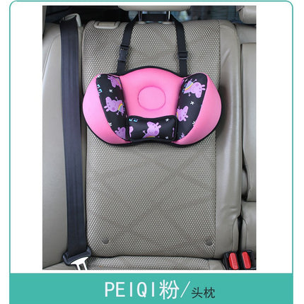 Cross-Border Anti-Stranglehold Car Seat Belt Hanging Cartoon Pillow Car Rear Seat Cushion Neck Protector Children's Headrest