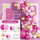 Pink balloon set 008