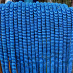2x6mm (about 150 pieces) / Black line blue turquoise
