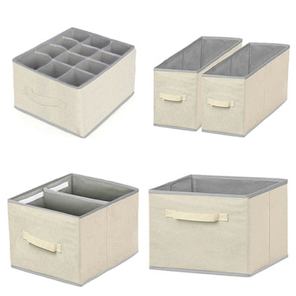 Non-woven Hook Hanging Wardrobe Storage Hanging Bag with Drawer Bamboo Wardrobe Multi-layer Hanging Finishing Storage Bag