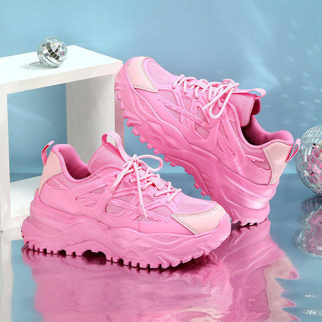 Fashion Couple Student Casual Shoes Breathable Comfortable sneaker Fashion Daddy Shoes