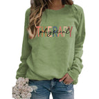 Olive green (black font) / S