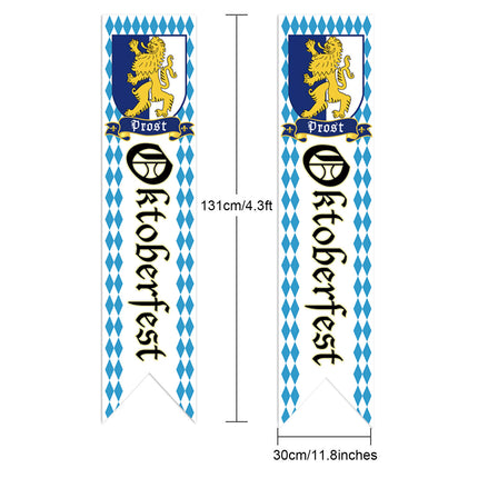 European Oktoberfest Party Supplies Decoration Banner Balloon Oktoberfest Cake Insert Venue Layout Flag