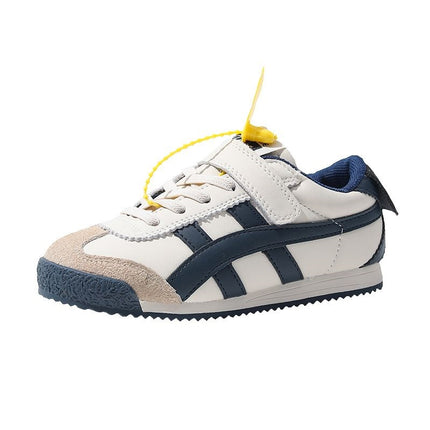 Genuine Leather Children's Forrest Gump Shoes 2026 Spring New Model Boys' Sports Shoes with Soft Non-Slip Soles and Girls' Breathable Mesh Sneakers