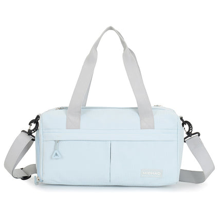 Summer New Small Gym Bag Women's Dry and Wet Separate Shoulder Bag Sports Bag Yoga Bag Shoe Bin Luggage Bag Printed logo