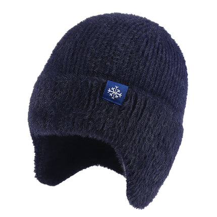 Baotou Cold Hat, Comfortable Hat for Men and Women, Autumn and Winter Ear Protection, Warm Woolen Hat, High Elastic Cold-Proof Cotton Hat, Cross-Border Foreign Trade