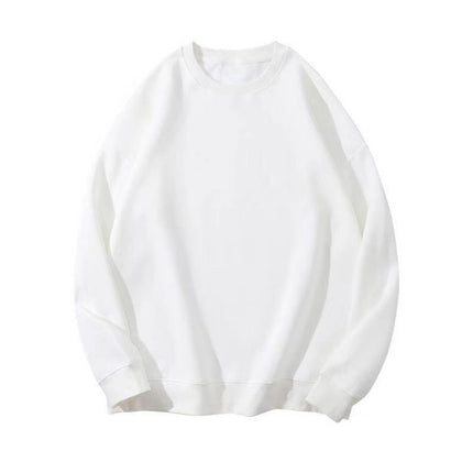 190g sweater women's autumn and winter round neck pullover women's sweater thickened thin velvet solid color plus size loose class clothes sweater women