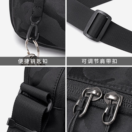 Cross-Border Wholesale Lightweight and Portable Functional Crossbody Bag for Daily Commuting, Men's Camouflage Small Shoulder Bag, Outdoor Leisure Trend