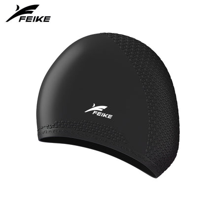 Adult Wholesale Water Drop Hat Unisex Waterproof Non-Stretching Solid Color High Elastic Silicone Swimming Hat