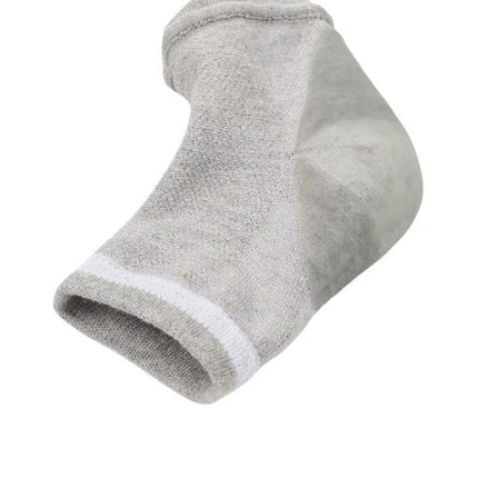 Cross-Border Wholesale Mesh Gel Heel Socks Heel Protective Cover Socks Men's and Women's Short Socks Breathable Sweat-Absorbent Anti-Crack Socks