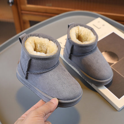 Children's Snow Boots Winter New fleece-lined Thickened Winter Boots Girls Soft Sole Cotton Boots Boys Baby Cotton Shoes