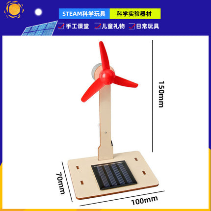 Children's science and technology diy handmade small solar series solar toy car physical model scientific experiment