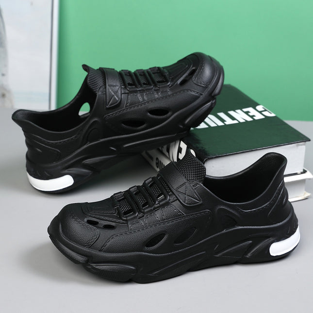 [Foreign Trade Explosions] Men's Driving Cave Shoes Summer Non-slip Deodorant Beach Slippers Driver Sandals Men's Outer Wear