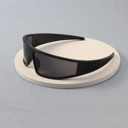 Hair Band Sunglasses Women's 2025 New High-end Sense European and American Niche Fashionable Distinctive Concave Style Windproof Riding Sunglasses