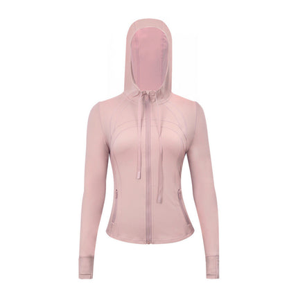 Lulu Original Label Define Yoga Wear Hooded Jacket Jacket Top Breathable Sports Fitness Wear Spring & Fall Women's