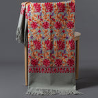 Embroidered garden spring-Bean Green / 200cm