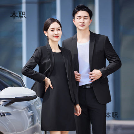 [Fashion Suit] Men and women sell formal business suits formal suits Slim fit business suits 4S shop overalls suits