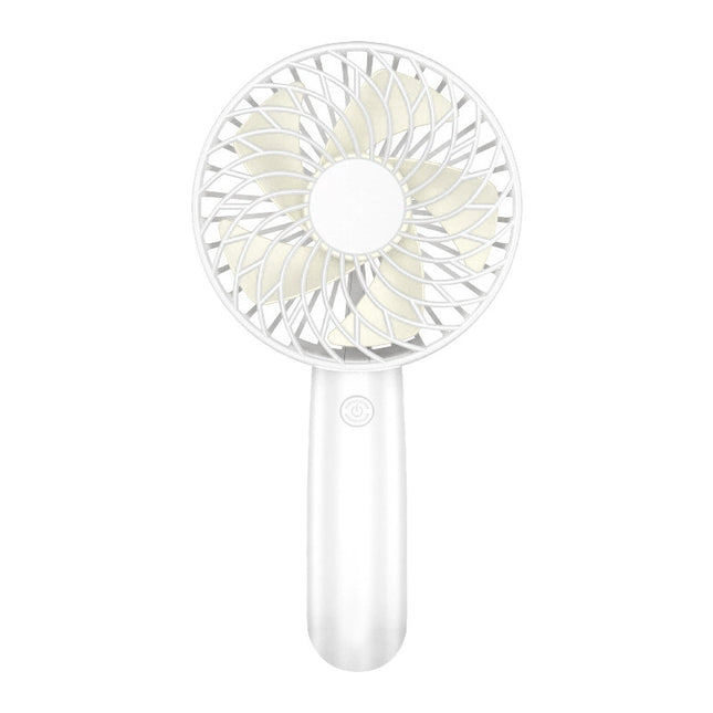 Model Aircraft Brushless Motor Handheld Fan 6-Speed High Wind Mini Fan USB Rechargeable Portable Electric Fan