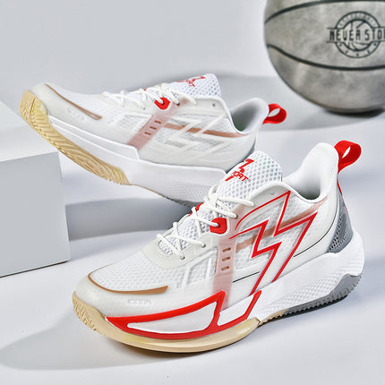 Foreign trade summer actual combat low-top basketball shoes men's and women's mesh breathable training shock absorption anti-skid sneaker a generation of hair