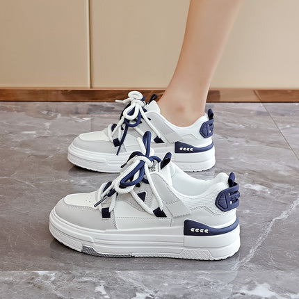 White Sneakers for Women, 2026 New Spring Model, Thick-Soled Sports Casual Shoes, Soft and Comfortable, Versatile for Students, K1316