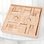 D53--78 beech wood original color building blocks 2.22