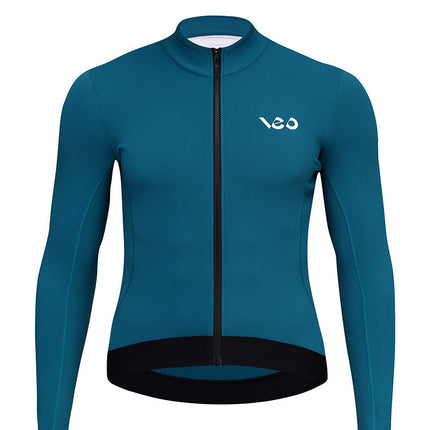 Fall/winter fleece riding clothes men's mountain road bike equipment bicycle fleece-lined warm jacket-warm way