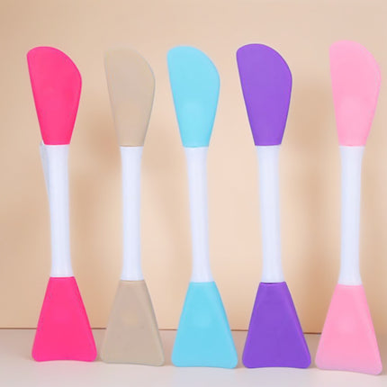 Double-Ended Silicone Mask Brush, Facial Cleansing Massage Brush, Mud Mask Application, Facial Homemade Soft Mask Tool Special Brush