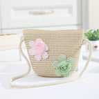 Pink and green lace 2 more flower wrapped rice