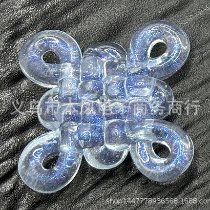 Acrylic Fine Flash Mermaid Ji Luminous Chinese Knot Hanging Beads DIY Jewelry Mobile Phone Chain Car Hanging Handmade Material Accessories