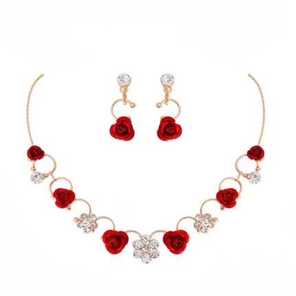 Bridal headdress suit hair accessories crown headband earrings wedding Korean wedding necklace jewelry wedding accessories wholesale