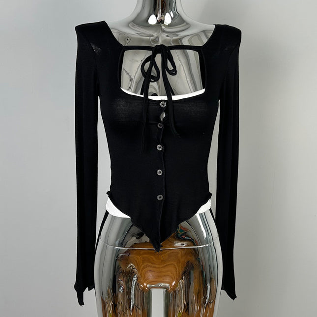 New Products from Dongdaemun, South Korea, Sweet and Desirable ~ Sexy and Feminine Camisole + Lace-Up Thin Cardigan Suit