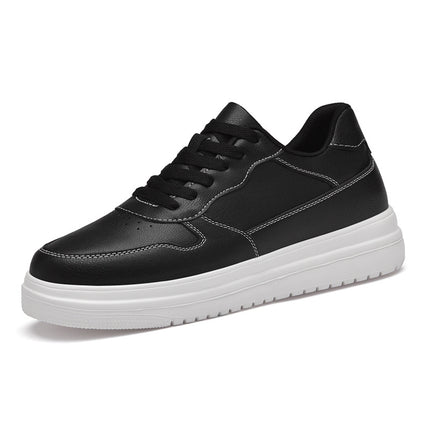 Invisible Height Increase 8CM Board Shoes Thick Sole White Shoes Platform Shoes Spring and Autumn Low-top Craft sneaker Casual Shoes