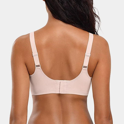Foreign Trade Large Size Intimates Women's Bra Push-Up Seamless Thin Breast-Retracting Support Anti-Sagging Cross-Border European and American Glossy Bra